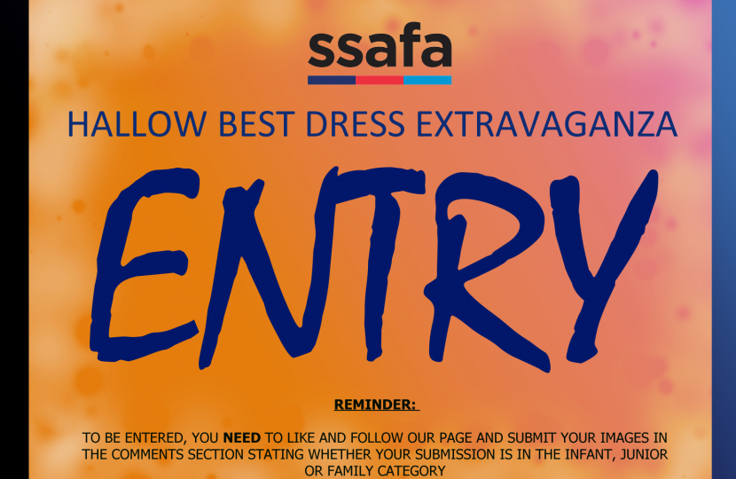SSAFA Halloween Best Dress Extravaganza Graphic
