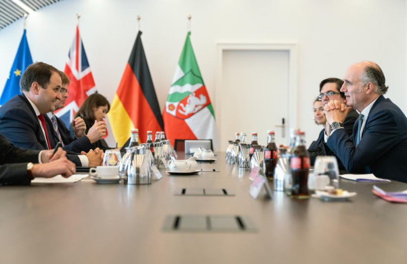 Talks with German Minister Nathanael Liminski in Düsseldorf