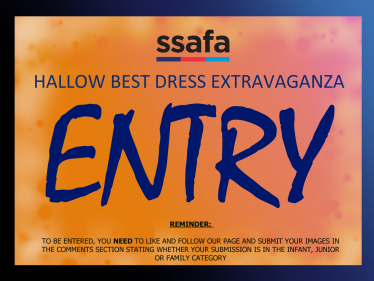 SSAFA Halloween Best Dress Extravaganza Graphic